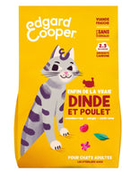 Croquettes chats adultes Edgard & Cooper à la dinde et poulet frais Croquettes chats adultes Edgard & Cooper à la dinde et poulet frais