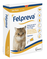 Felpreva chat Spot-On antiparasitaire Felpreva chat Spot-On antiparasitaire