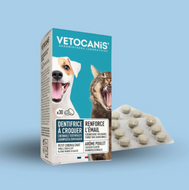 Dentifrice à croquer pour chat et petit chien Vetocanis Dentifrice à croquer pour chat et petit chien Vetocanis