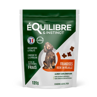 Friandises chien riches en volaille pour chien adulte d'Equilibre et Instinct Friandises chien riches en volaille pour chien adulte d'Equilibre et Instinct