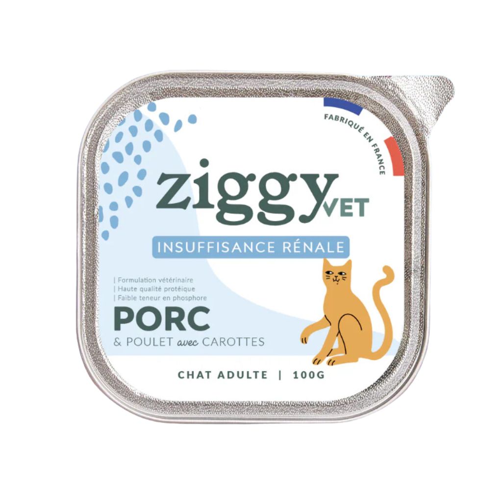 Pâtée Chat Adulte Insuffisance Rénale Ziggy VET avis, test, prix