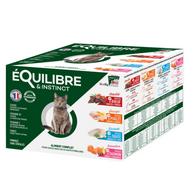 Multipack de sachets fraîcheur pour chat stérilisé d'Equilibre et Instinct