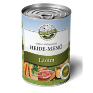 Nourriture humide à l'agneau sans grains pour chiens - Heide-Menü (Menu de Bruyère)