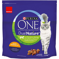 Croquettes chat PURINA ONE® DualNature™ avec de la Spiruline Croquettes chat PURINA ONE® DualNature™ avec de la Spiruline