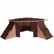 Maisonnette en rondin Thordis pour rongeur et lapin nain Maisonnette en rondin Thordis pour rongeur et lapin nain