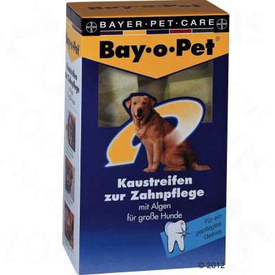 Friandises chien Bayer Bay-o-Pet Bandes à mâcher pour grand chien