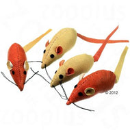 Jouet Souris en cuir synthétique avec menthe à chat Jouet Souris en cuir synthétique avec menthe à chat