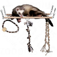 Pont de jeu suspendu pour furet, rongeur et oiseau Trixie Pont de jeu suspendu pour furet, rongeur et oiseau Trixie