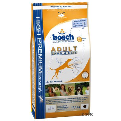 Croquette chien Bosch agneau et riz pour chien