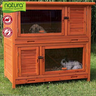 Clapier Natura 2 en 1 avec isolation thermique pour lapin Clapier Natura 2 en 1 avec isolation thermique pour lapin