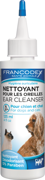 Nettoyant oreilles chien et chat Francodex