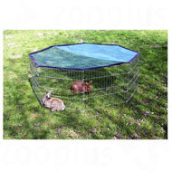 Enclos octogonal en métal pour rongeur et lapin Enclos octogonal en métal pour rongeur et lapin