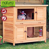 Clapier Natura à étage pour lapin et cochon d'Inde Clapier Natura à étage pour lapin et cochon d'Inde