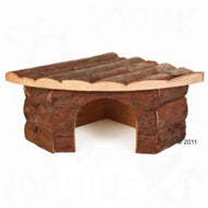 Maisonnette d'angle pour rongeur et lapin Maisonnette d'angle pour rongeur et lapin