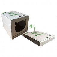 Maison de Toilette Pliable Jetable et 100% Biodégradable pour Chats de Petsec Maison de Toilette Pliable Jetable et 100% Biodégradable pour Chats de Petsec