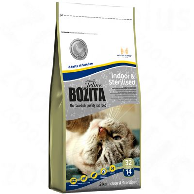 Croquettes chat Feline Indoor & Sterilised de Bozita