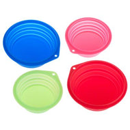 Gamelle de voyage pliable en silicone pour chien Gamelle de voyage pliable en silicone pour chien