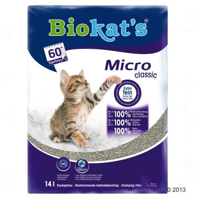 Litière chat Micro de Biokat's