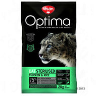 Croquettes chat Visan Optima Sterilised Croquettes chat Visan Optima Sterilised