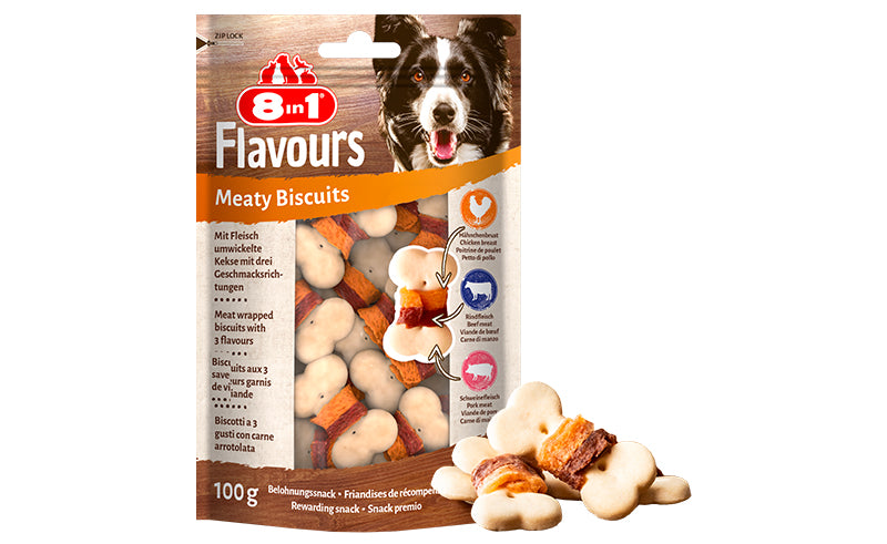 8in1 Flavours Meaty Biscuits