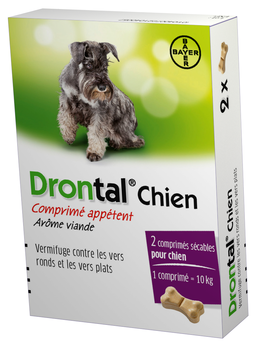 Médicament vétérinaire Drontal® Chien de Vetoquinol