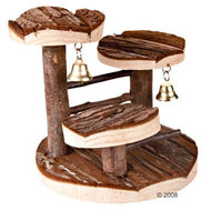 Arbre à grimper en bois naturel pour petit rongeur Arbre à grimper en bois naturel pour petit rongeur