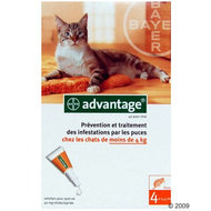 Antiparasitaire Advantage pour chat de Bayer