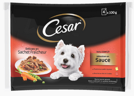 DELICES EN SACHET FRAÎCHEUR - SELECTION EN SAUCE de Cesar DELICES EN SACHET FRAÎCHEUR - SELECTION EN SAUCE de Cesar