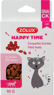 Croquettes chat Happy Time fourrées au saumon de Zolux Croquettes chat Happy Time fourrées au saumon de Zolux
