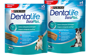 Bâtonnets à mâcher DentaLife® Duraplus de Purina Bâtonnets à mâcher DentaLife® Duraplus de Purina