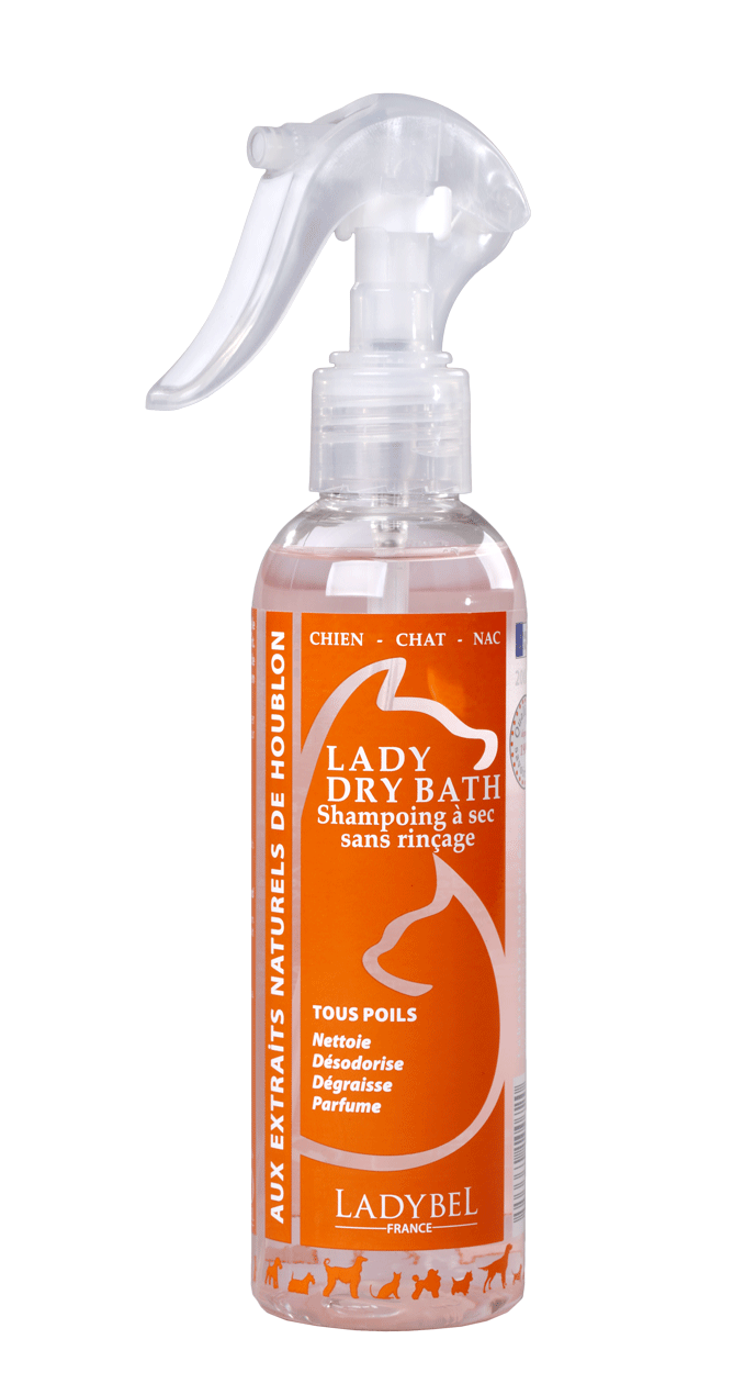 Shampoing Lady dry bath de Ladybel