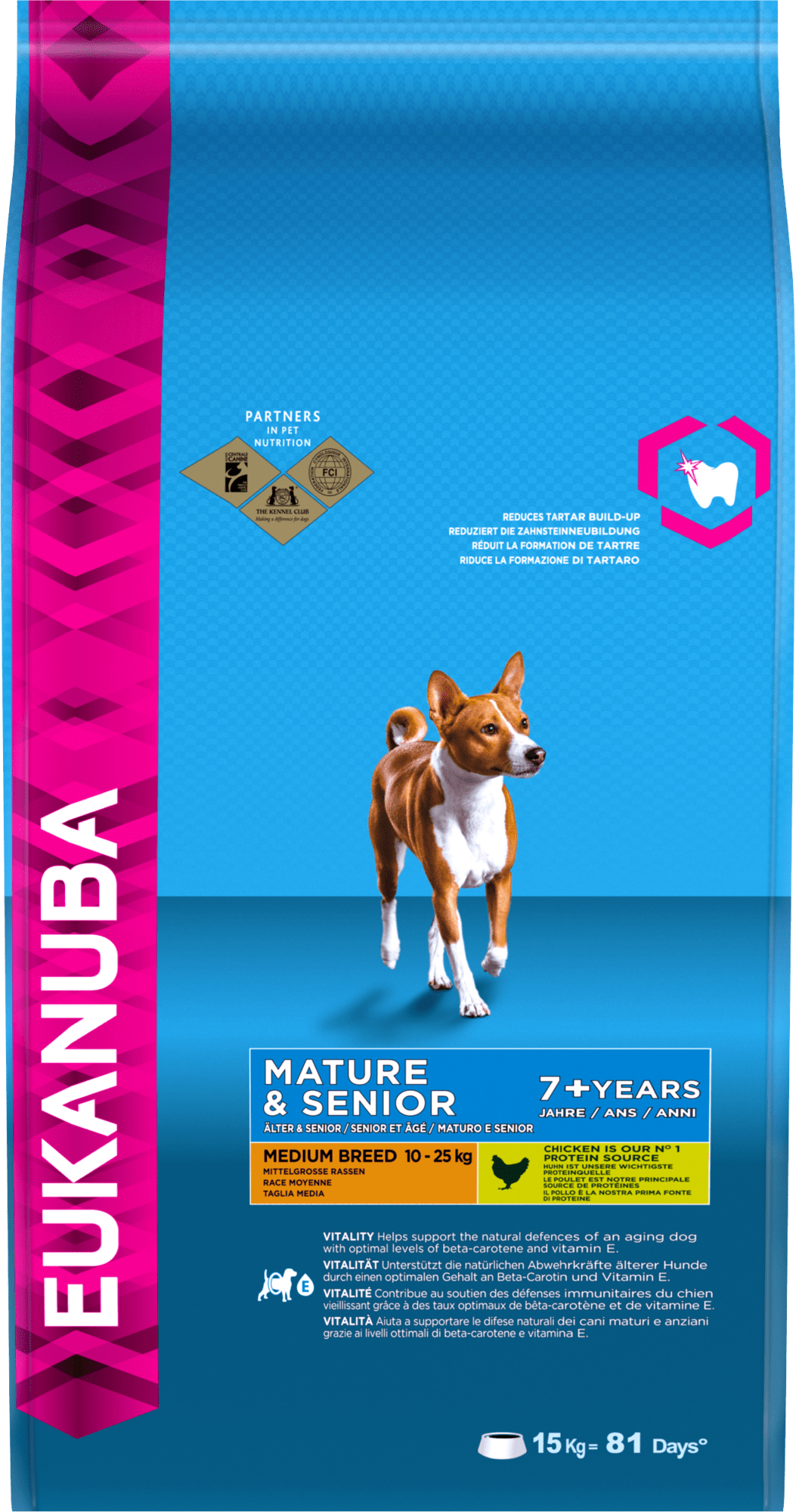 Eukanuba Mature Senior moyennes races avis test prix Conso