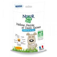 Friandises chien Nestor Bio haleine fraîche et dents saines pour chien Friandises chien Nestor Bio haleine fraîche et dents saines pour chien
