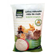 Litière de rafle de maïs parfum fraise de Hamiform Litière de rafle de maïs parfum fraise de Hamiform