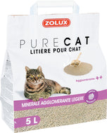 Litière chat PureCat agglomérante légère de Zolux Litière chat PureCat agglomérante légère de Zolux