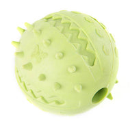 Jouets pour chiens  Balle crantée en caoutchouc Jouets pour chiens  Balle crantée en caoutchouc