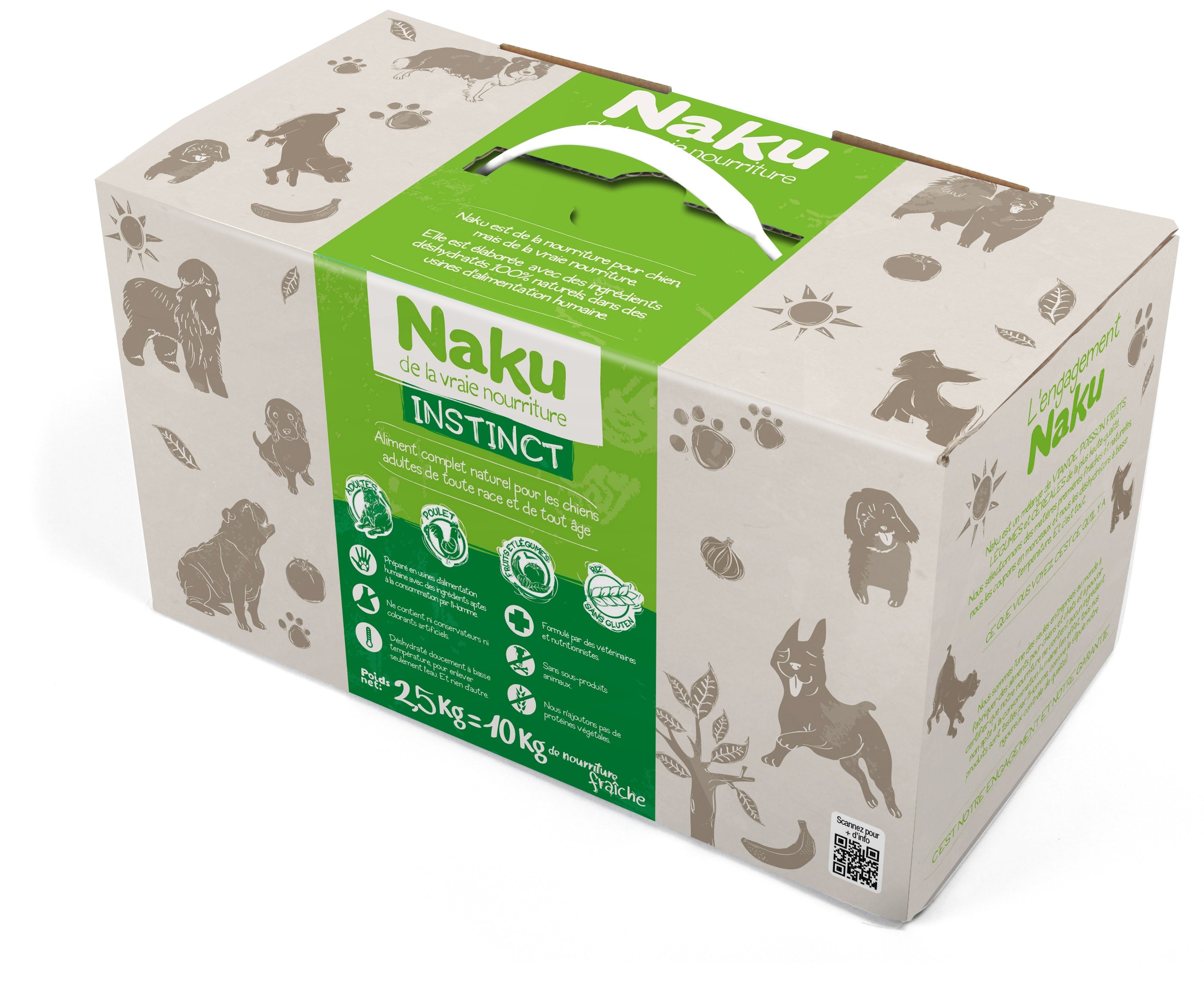 Nourriture pour chien Naku