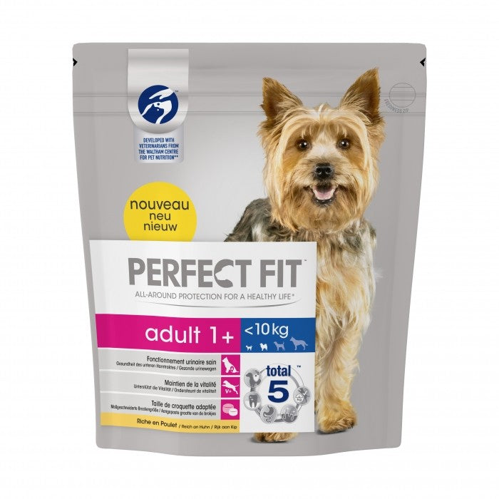 Croquette chien Perfect Fit™ Adult 1 an et + (<10 kg) riche en poulet