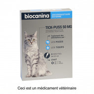Pipettes Tick Puss pour chat de Biocanina