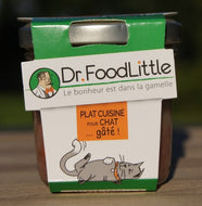 Plat cuisiné pour chat au boeuf de Dr Food Little