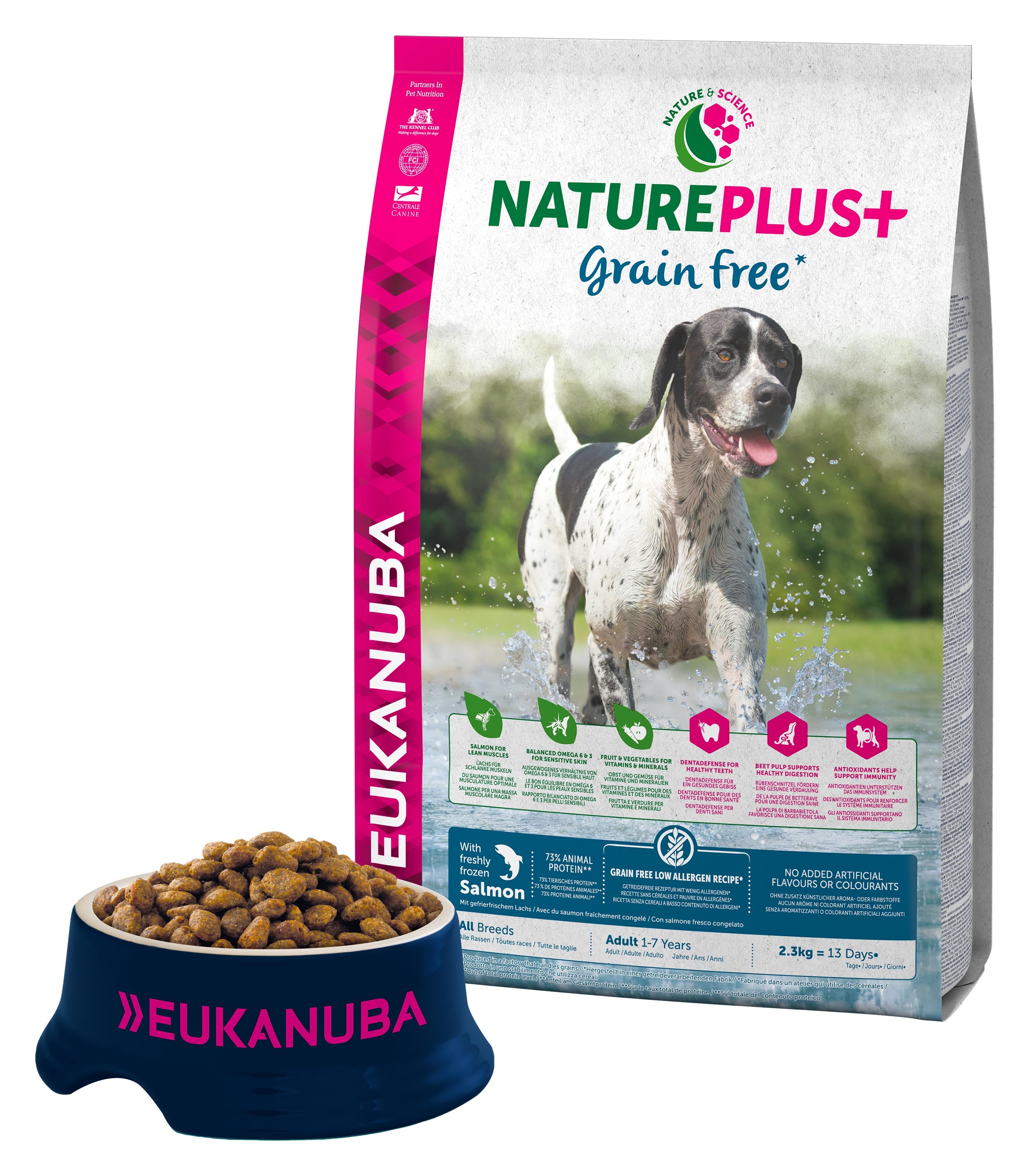 Nature Plus+ Sans Céréales pour chien adulte de toutes races Nature Plus+ Sans Céréales pour chien adulte de toutes races