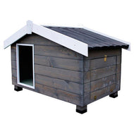 Cabane en bois avec porche pour chiens Mountain de Technical Pet