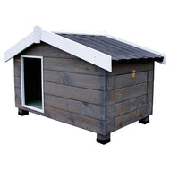 Cabane en bois avec porche pour chiens Mountain de Technical Pet Cabane en bois avec porche pour chiens Mountain de Technical Pet