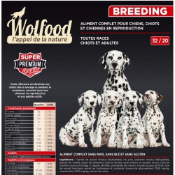 Croquette chien Breeding de Wolfood