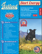 Croquette chien Start Energy de Wolfood Croquette chien Start Energy de Wolfood