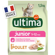 Croquettes chaton Ultima Junior au poulet