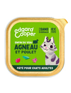 Pâté pour chats adultes au poulet et à l'agneau Edgard & Cooper