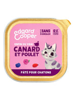 Pâté pour chatons Edgard & Cooper au canard et au poulet