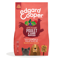 Croquettes chiens seniors Edgard & Cooper au poulet et saumon norvégien