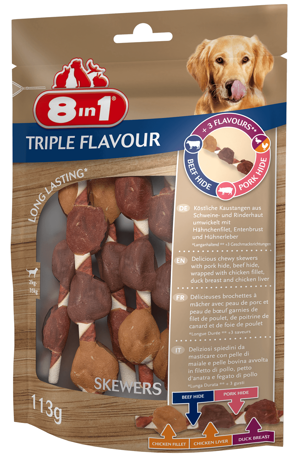Triple Flavour Brochettes à mâcher